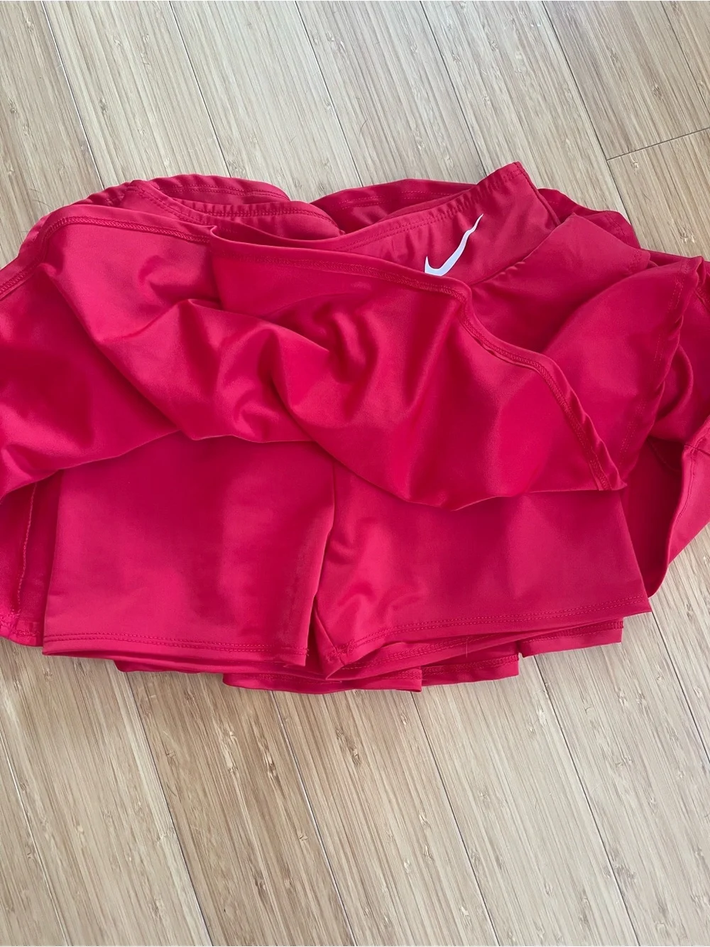 Red Nike shirt/skort small